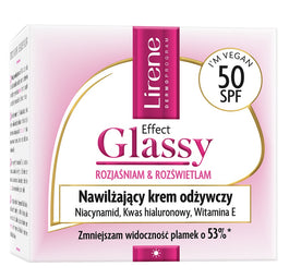 Lirene Effect Glassy nawilżający krem odżywczy SPF50 50ml