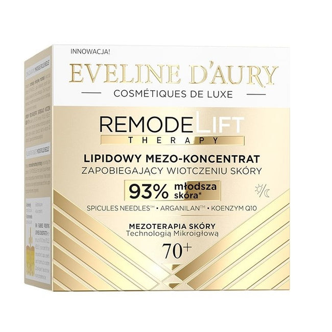 Eveline Cosmetics Eveline d'Aury Remodelift Therapy lipidowy mezo-koncentrat 70+ 50ml