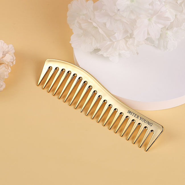 Sister Young Zuri Styling Hair Comb grzebień do włosów Gold