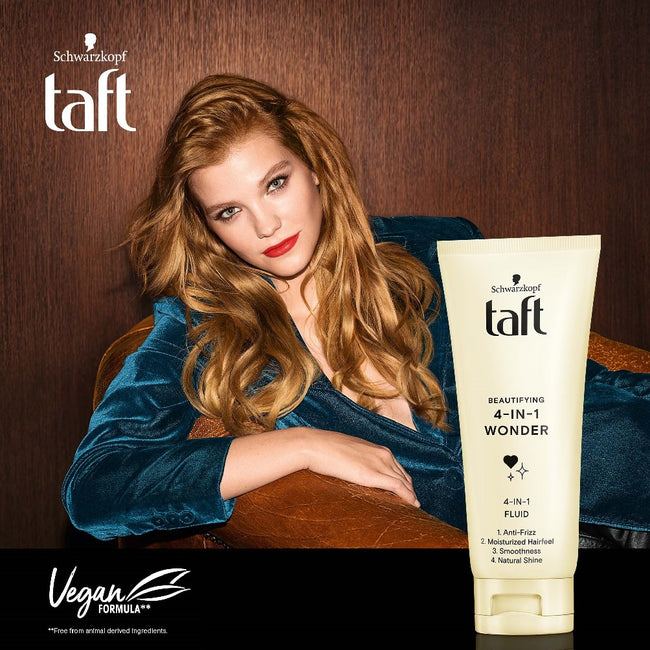 Taft Beautifying 4-in-1 Wonder wygładzający fluid do wszystkich rodzajów włosów 100g