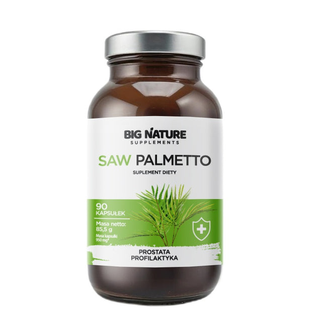 Big Nature Saw Palmetto suplement diety 90 kapsułek