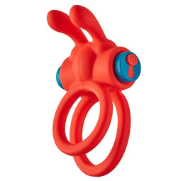 Dream Toys Love Signal Thrill Ring wibrujący pierścień na penisa Red