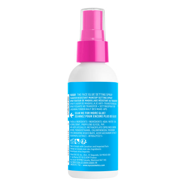 NYX Professional MakeUp The Face Glue Setting Spray supertrwały spray utrwalający makijaż 60ml