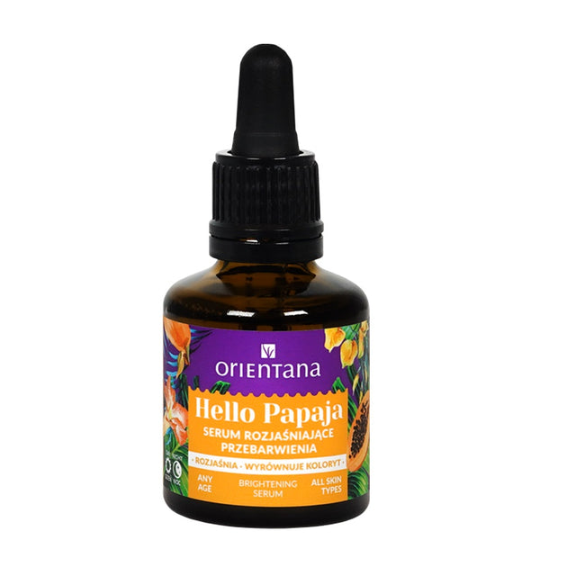 ORIENTANA Hello Papaja serum rozjaśniające przebarwienia Witamina C i Kwas traneksamowy 30ml