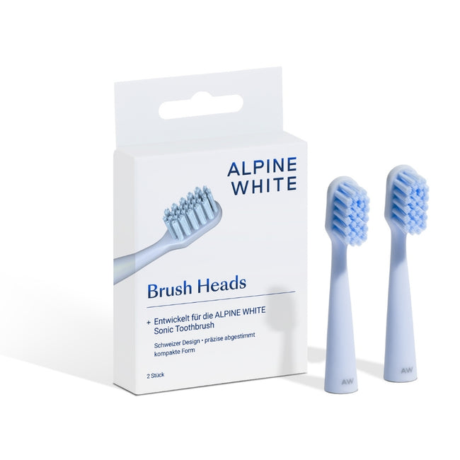 Alpine White Brush Heads wymienne końcówki do szczoteczki sonicznej 2szt.