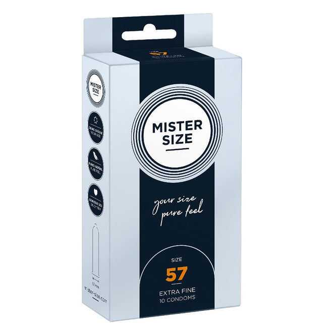 Mister Size Condoms prezerwatywy dopasowane do rozmiaru 57mm 10szt.