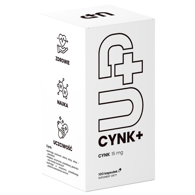 UP Health Pharma Cynk+ 15mg suplement diety 100 kapsułek