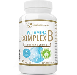 Progress Labs Witamina B Complex suplement diety 120 tabletek