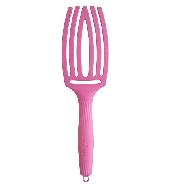 Olivia Garden FingerBrush Combo Medium szczotka do rozczesywania włosów Bubble Pink