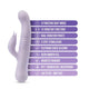 Blush Rylee wibrator króliczek z podwójną stymulacją i 10 trybami wibracji Lavender