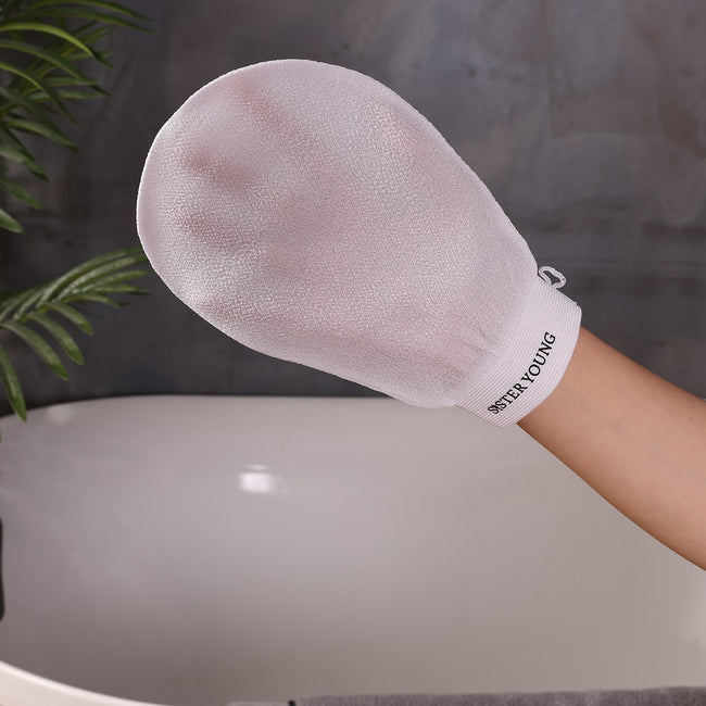 Sister Young Nova Exfoliating Glove złuszczająca rękawica do peelingu ciała White