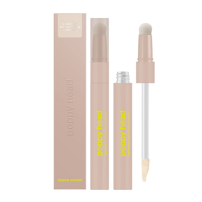 Poppy Head Eyece Cream rozświetlająco-korygujący korektor pod oczy