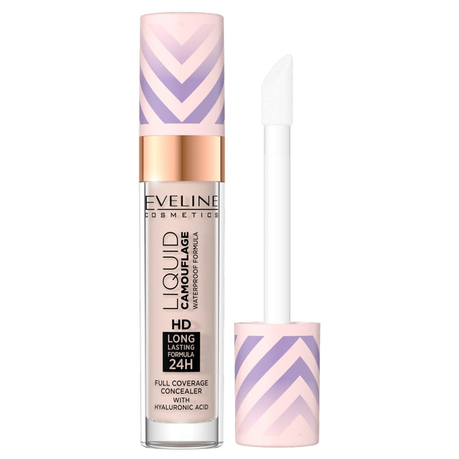 Eveline Cosmetics Liquid Camouflage wodoodporny korektor kamuflujący z kwasem hialuronowym