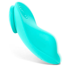 S-HANDE Leaf-RTC dyskretny zdalnie sterowany wibrator typu panty z 9 trybami wibracji Light Blue