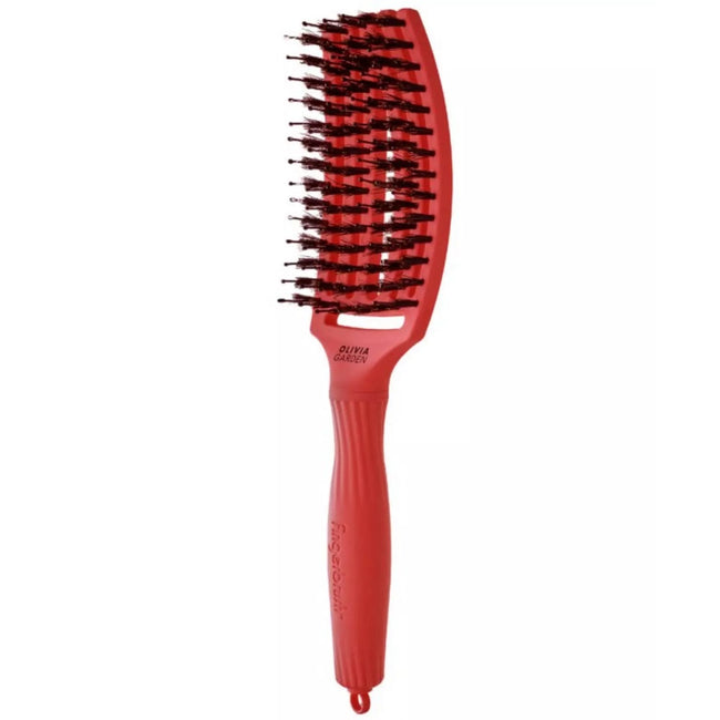 Olivia Garden FingerBrush I'm Perfection Combo Medium szczotka do rozczesywania włosów Red Confidence