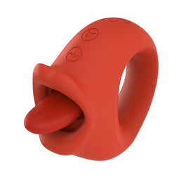 B-Series Magic Rechargeable Licking Stimulator stymulator z języczkiem Red