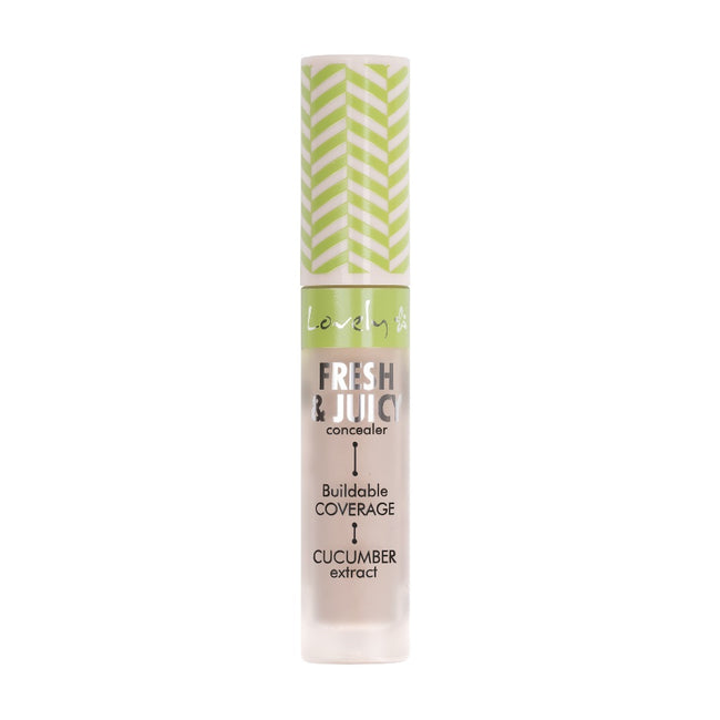 Lovely Fresh & Juicy Concealer rozświetlający korektor do twarzy z ekstraktem z ogórka