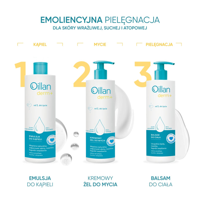 Oillan Derm+ emulsja do kąpieli 200ml