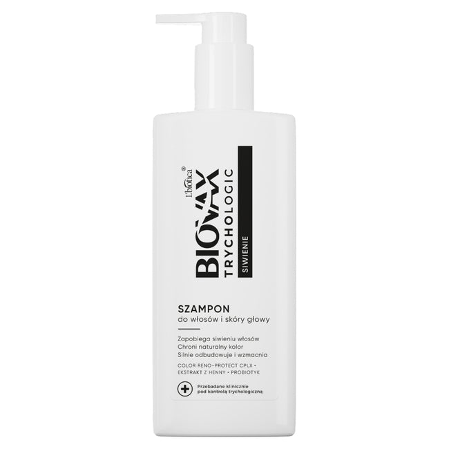 BIOVAX Trychologic Siwienie szampon do włosów i skóry głowy 200ml