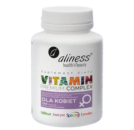 Aliness Premium Vitamin Complex dla kobiet suplement diety 120 tabletek