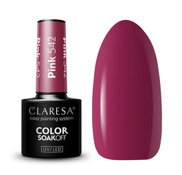 Claresa Color Soak Off UV/LED Pink lakier hybrydowy