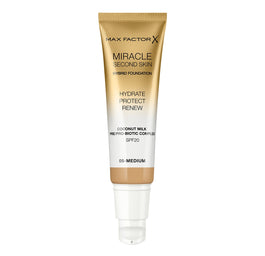 Max Factor Miracle Second Skin Hybrid Foundation podkład nawilżający z filtrem 05 Medium 30ml