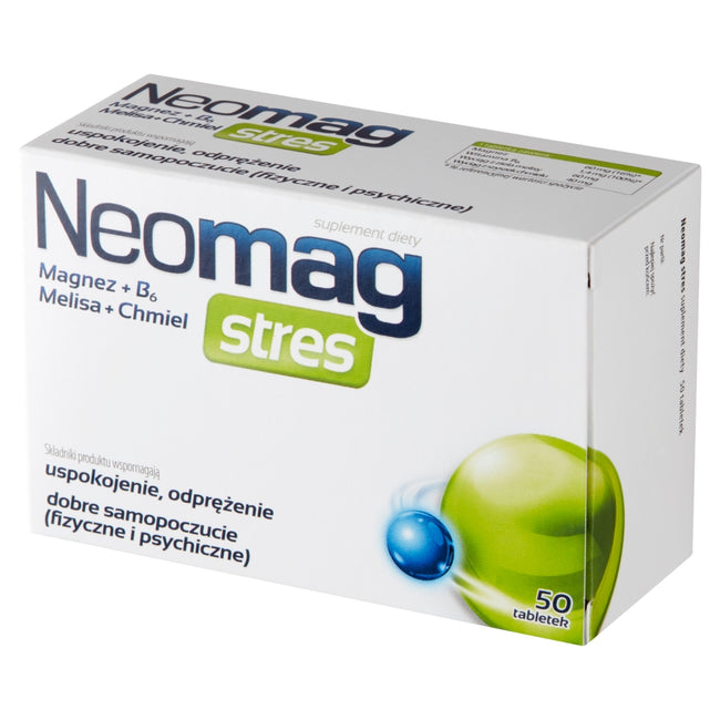 NeoMag Stres suplement diety wspierający utrzymanie dobrego samopoczucia 50 tabletek