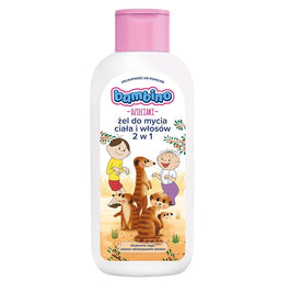 Bambino Dzieciaki żel do mycia ciała i włosów 2w1 Bolek i Lolek Surykatki 400ml