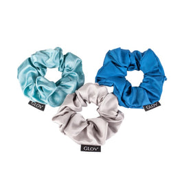 Glov Scrunchies zestaw gumek do włosów Blue 3szt