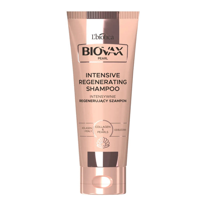 BIOVAX Glamour Pearl szampon intensywnie regenerujący Kolagen & Perły 200ml