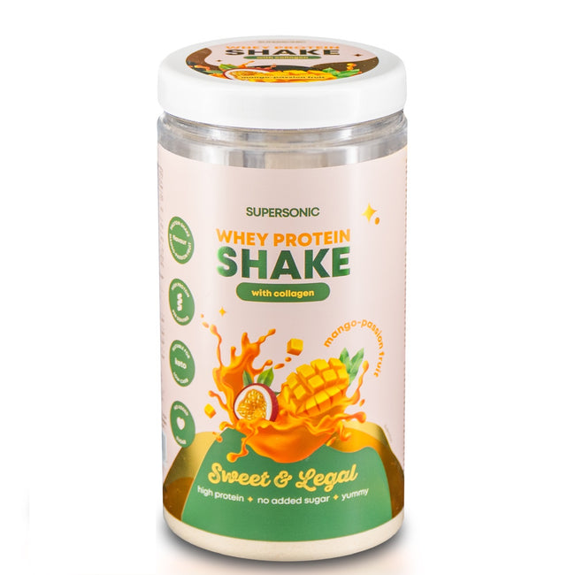 Supersonic Shake proteinowy z kolagenem o smaku mango + marakuja 560g