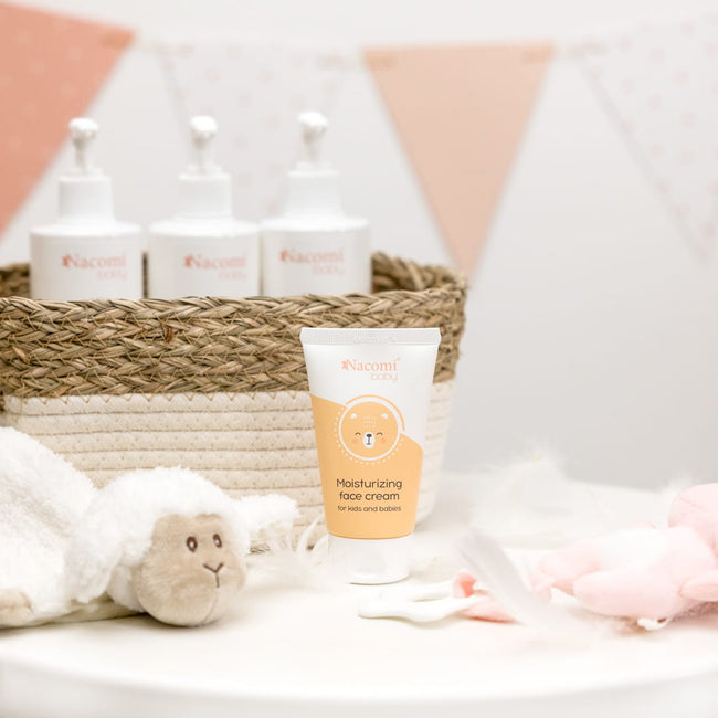 Nacomi Baby Moisturizng Face Cream nawilżający krem do twarzy dla dzieci i niemowląt 50ml