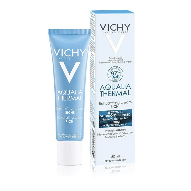 Vichy Aqualia Thermal bogaty krem nawilżający do skóry suchej i bardzo suchej 30ml