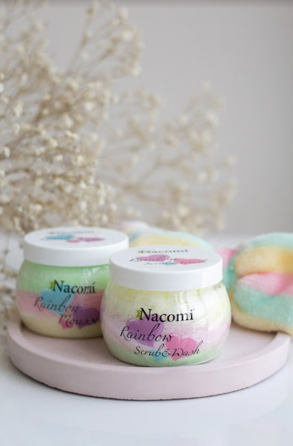 Nacomi Rainbow Scrub-Wash pianka peelingująco-myjąca do ciała 200ml