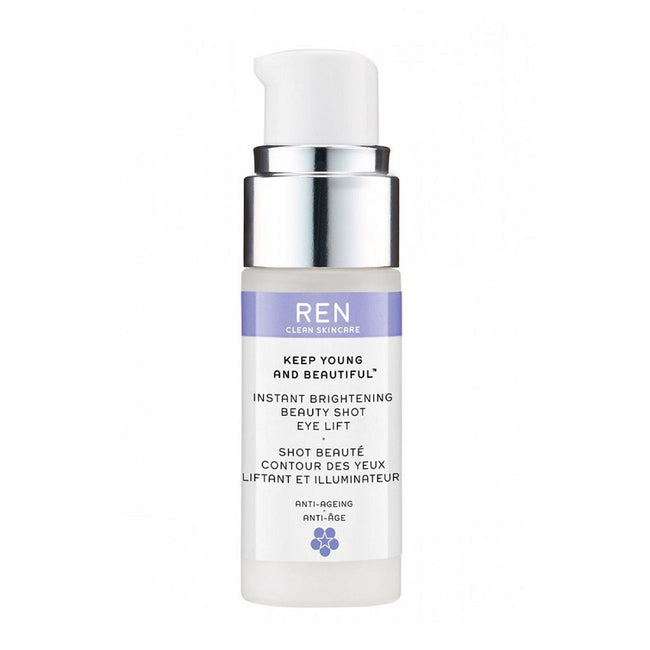 REN Instant Brightening Beauty Shot Eye Lift wygładzające serum pod oczy 15ml