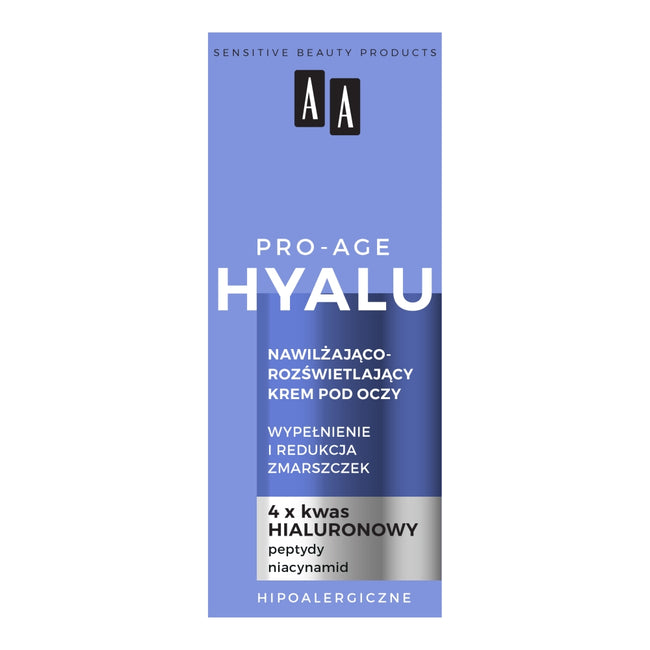 AA Hyalu Pro-Age nawilżająco-rozświetlający krem pod oczy 15ml