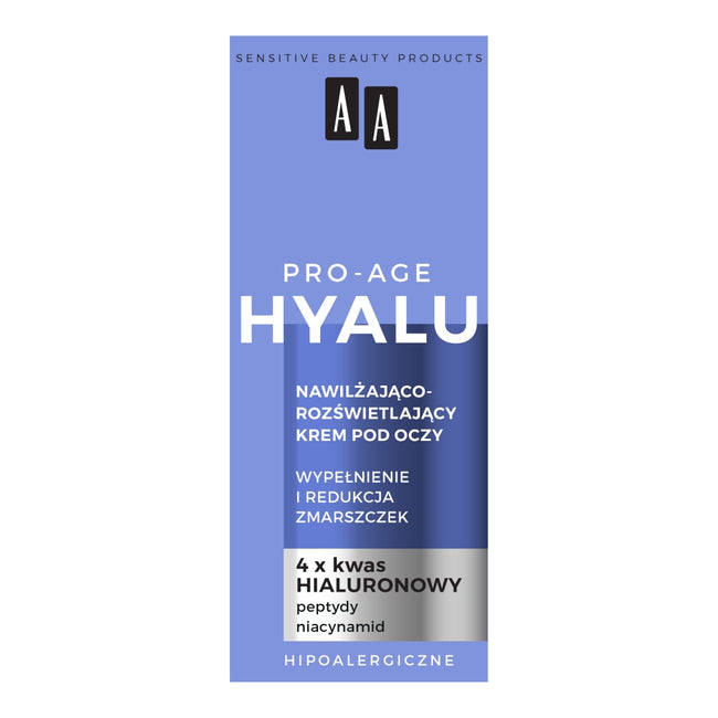 AA Hyalu Pro-Age nawilżająco-rozświetlający krem pod oczy 15ml