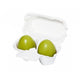 HOLIKA HOLIKA Green Tea Egg Soap oczyszczające mydło do twarzy Zielona Herbata 2x50g