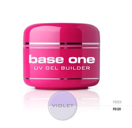 Silcare Gel Base One żel budujący do paznokci Violet 30g