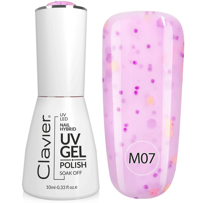 Clavier Luxury Multi Flavours lakier hybrydowy do paznokci M07 Peach&Berry 10ml