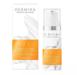 Dermika Esthetic Solutions Vit C prebiotyczny krem rozświetlający anti-age na dzień i na noc 50ml
