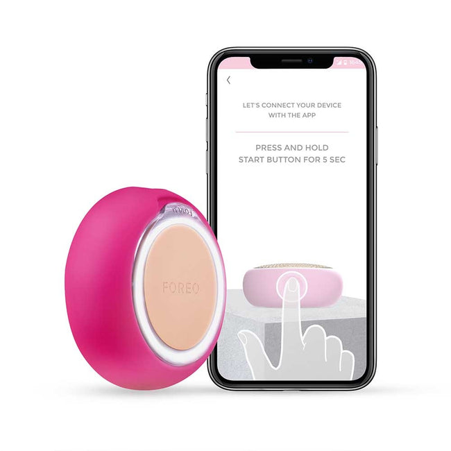 Foreo Ufo 2 urządzenie soniczne przyspieszające działanie maseczki Fuchsia