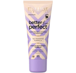 Eveline Cosmetics Better Than Perfect nawilżająco-kryjący podkład 03 Light Beige 30ml