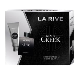 La Rive Black Creek For Man zestaw woda toaletowa spray 100ml + żel pod prysznic 100ml