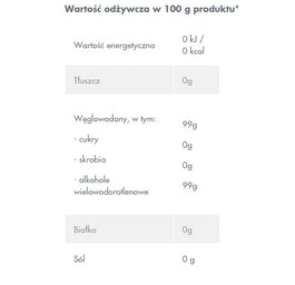 Intenson Erytrytol słodzik 0 kcal 250g