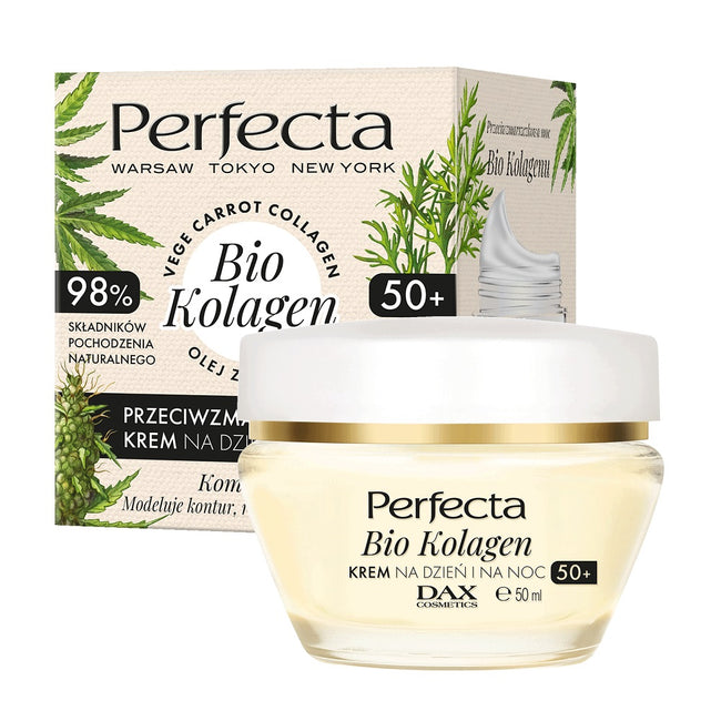 Perfecta Bio Kolagen krem do twarzy na dzień i na noc 50+ 50ml