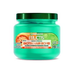 Garnier Fructis Grow Strong Biotin Hair Bomb wzmacniająca maska do włosów 320ml