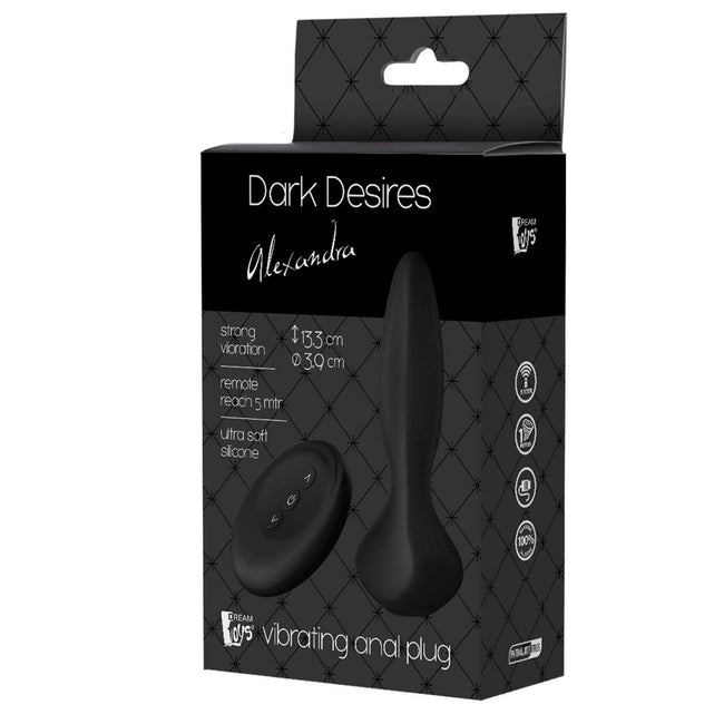 Dream Toys Dark Desires Alexandra wibrujący korek analny