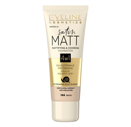 Eveline Cosmetics Satin Matt Foundation matujący podkład do twarzy 104 Beige 30ml