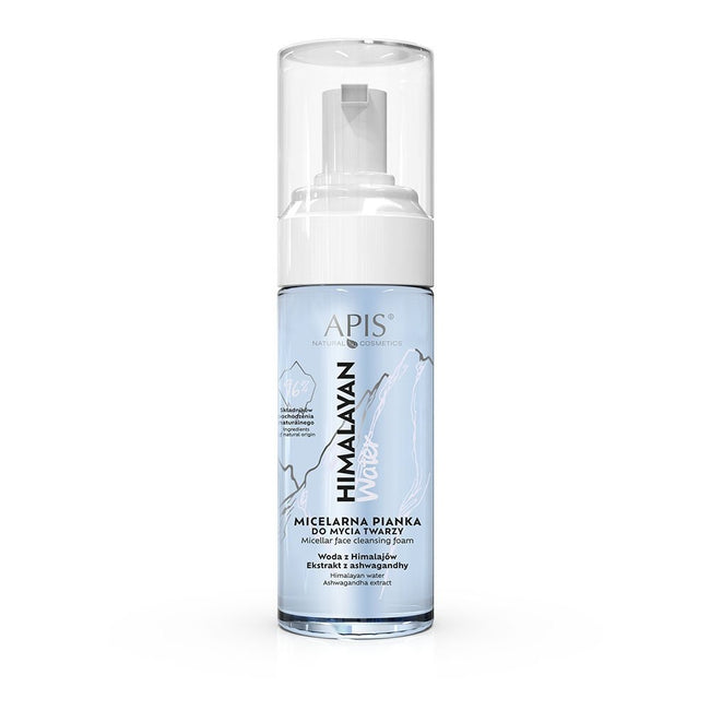 APIS Himalayan zestaw micelarna pianka do mycia twarzy 150ml + nawilżający milky booster 100ml